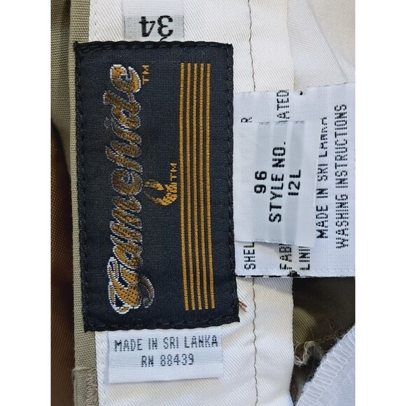 Gamehide Brush Guard Pants Hunting Fishing Men’s 34x33 Khaki Brown - Picture 9 of 10